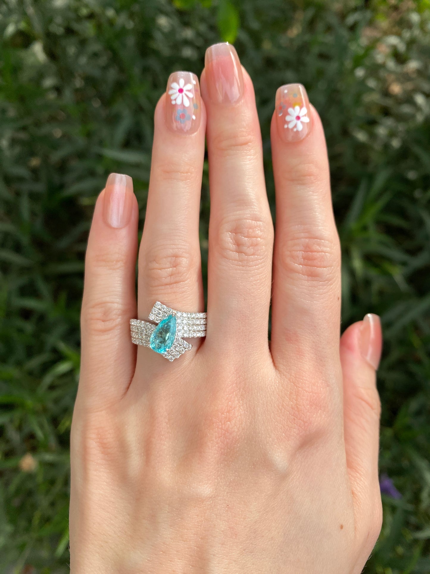 Natural Paraiba Tourmaline 1.23ct Ring