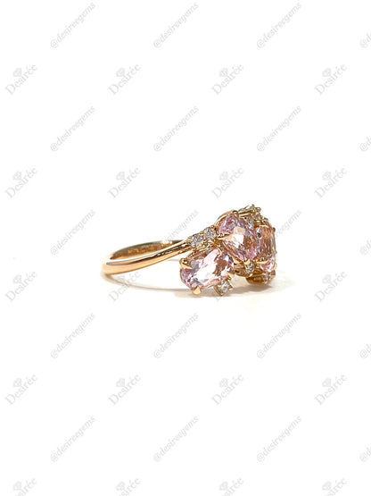 Natural Morganite 2.28ct Ring