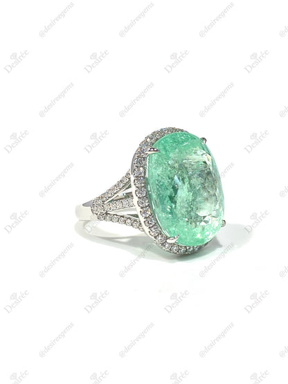 Natural Paraiba Tourmaline 20.02ct Ring