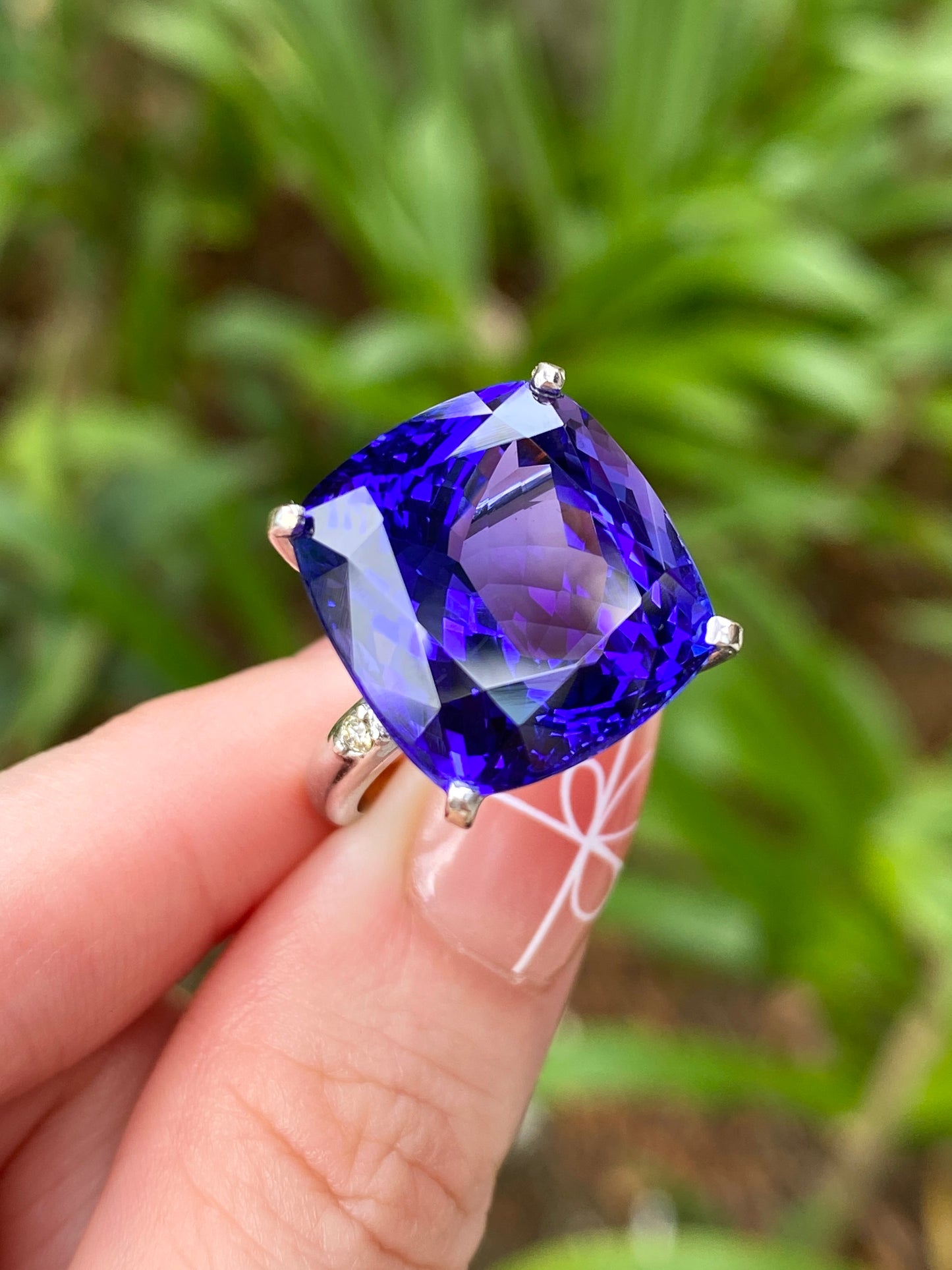 Natural Tanzanite 22.09ct Ring