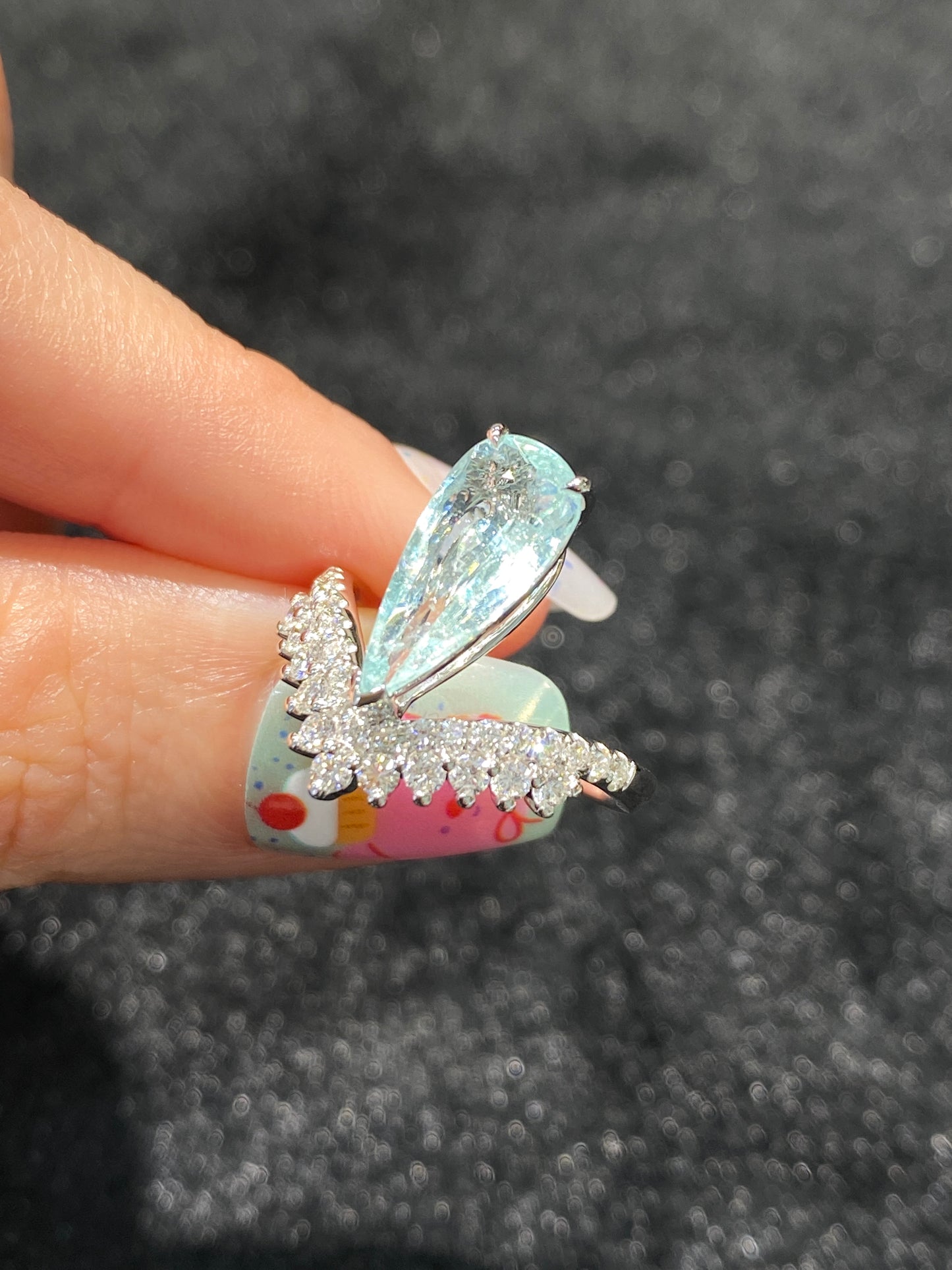 Natural Paraiba Tourmaline 2.17ct Ring