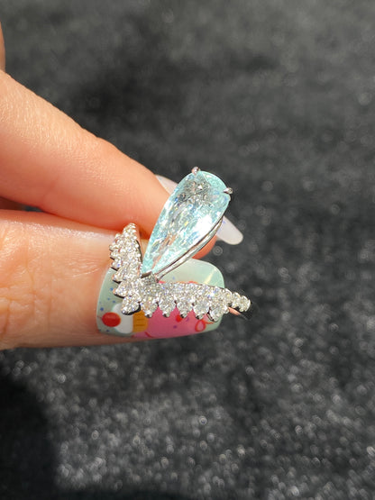 Natural Paraiba Tourmaline 2.17ct Ring