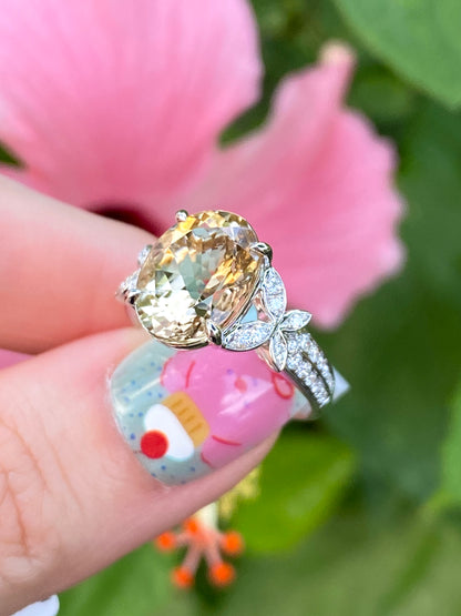 Natural Tourmaline 4.21ct Ring