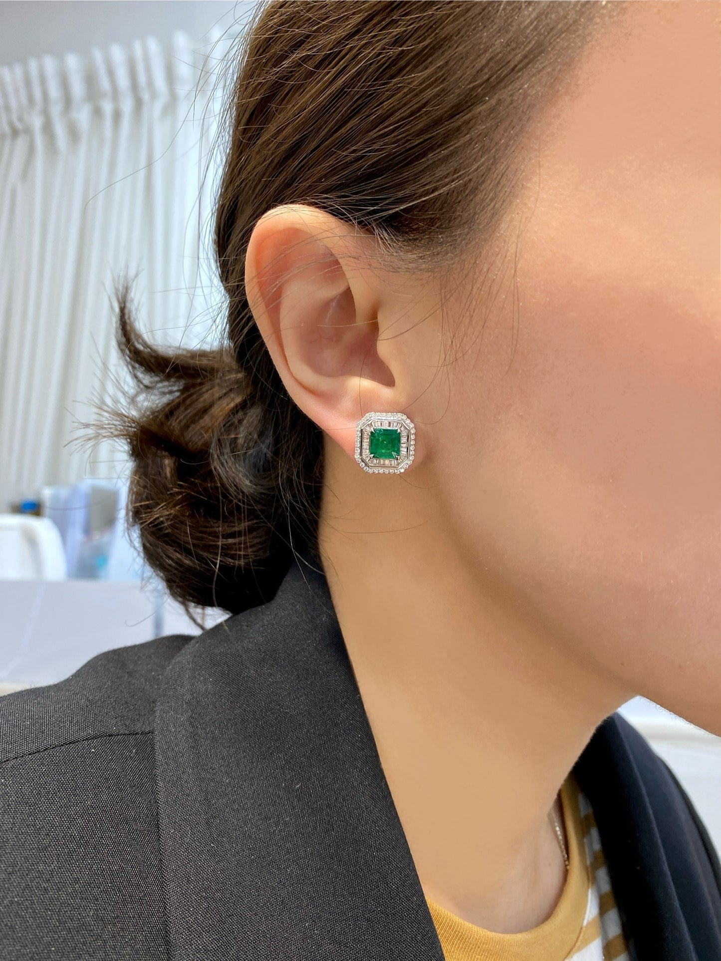 Natural Emerald 2.70ct Earrings
