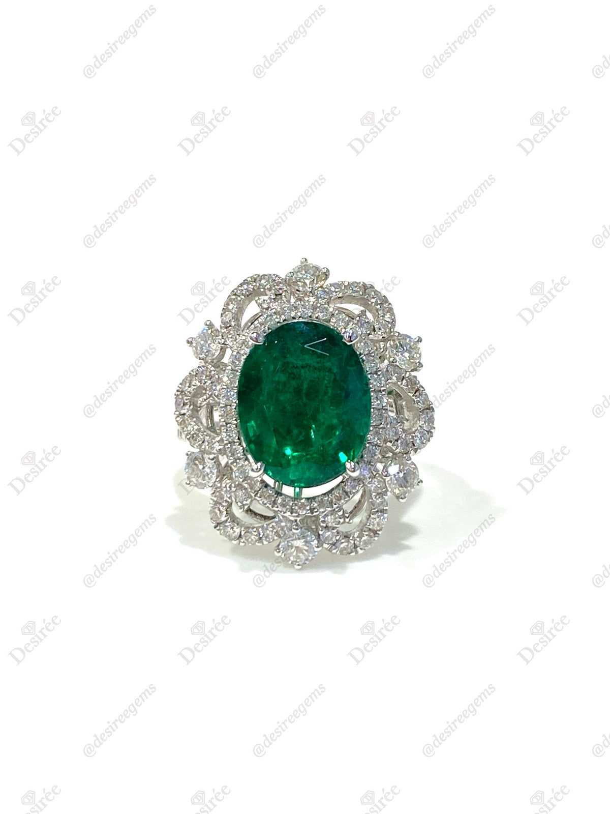 Natural Emerald 4.34ct Ring