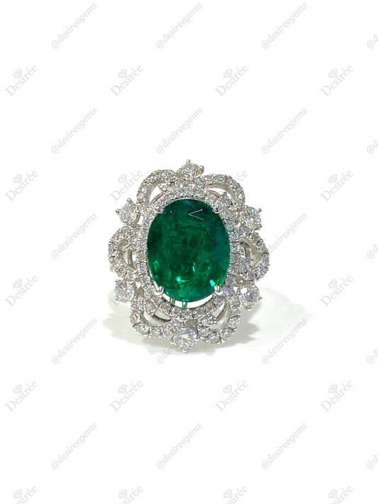 Natural Emerald 4.34ct Ring