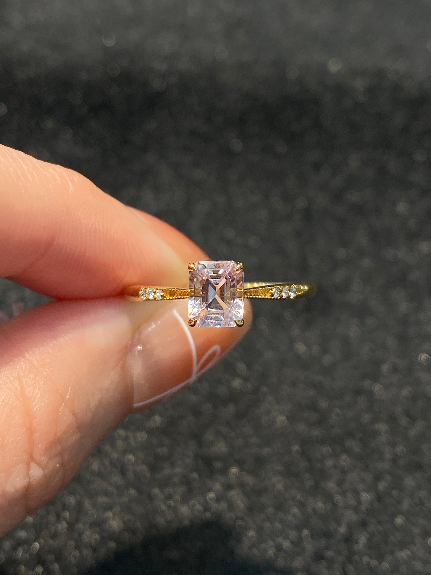 Natural Pink Tourmaline 1.01ct Ring