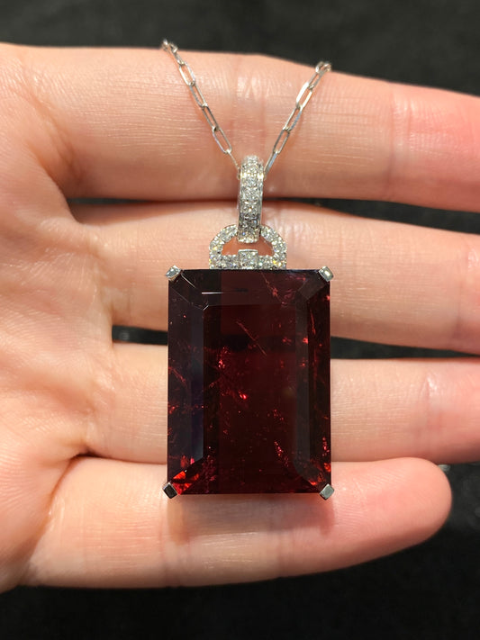 Natural Tourmaline 43.33ct Pendant