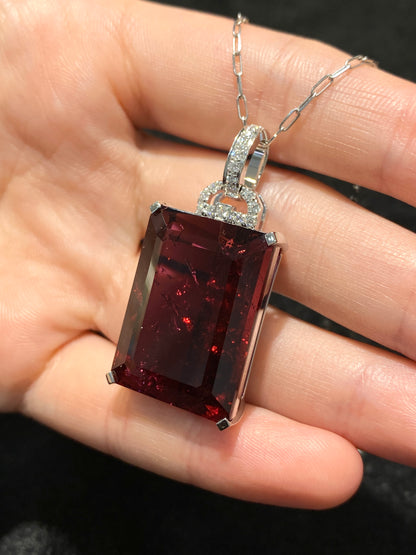 Natural Tourmaline 43.33ct Pendant