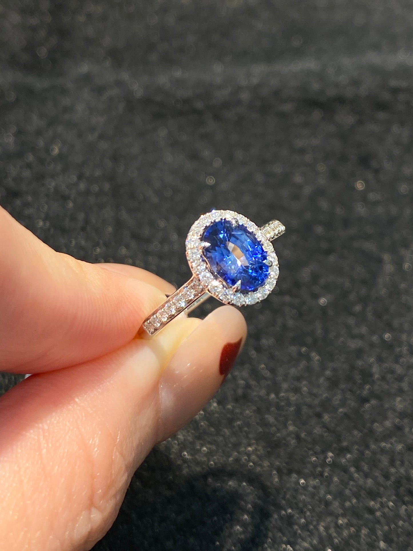 Natural Blue Sapphire 1.20ct Ring