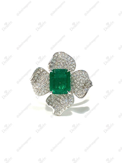 Natural Emerald 1.38ct Ring