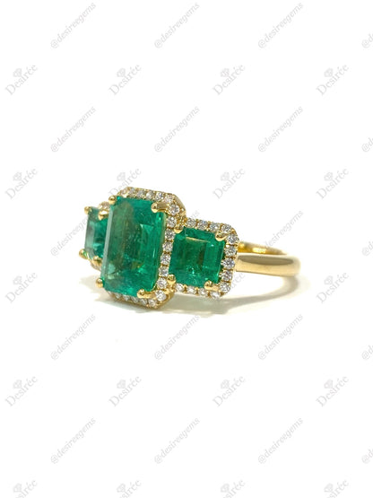 Natural Emerald 3.36ct Ring