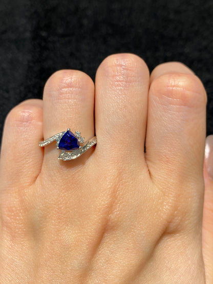Natural Blue Sapphire Ring 1.29ct