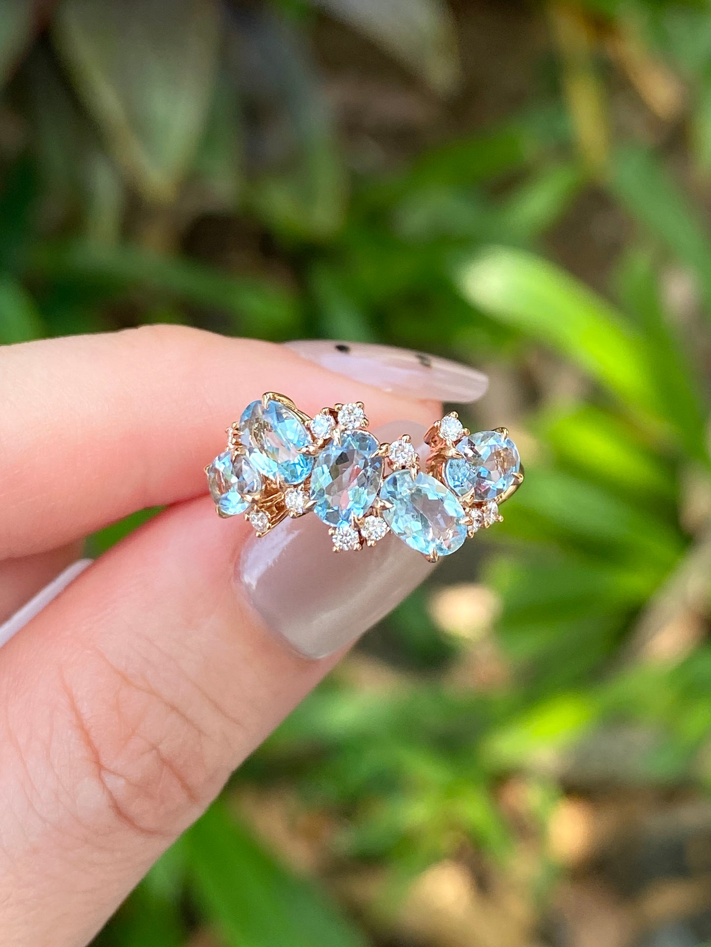 Natural Aquamarine 1.72ct Ring