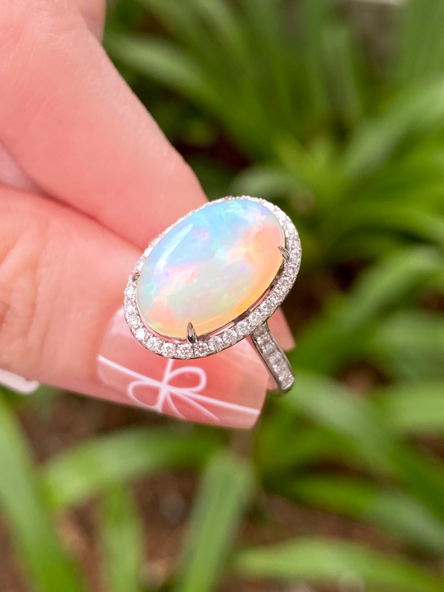 Natural Opal 3.97ct Ring
