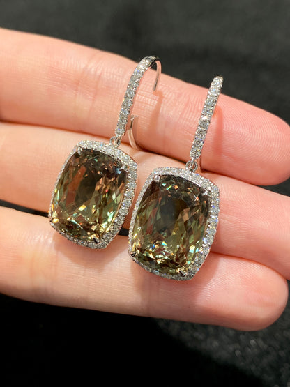 Natural Zultanite 24.20ct Earrings