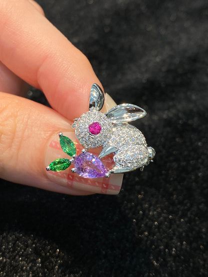 Rabbit Brooch