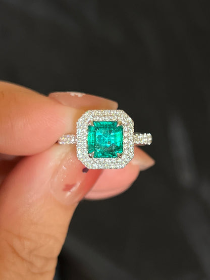 Natural Emerald 1.45ct Ring