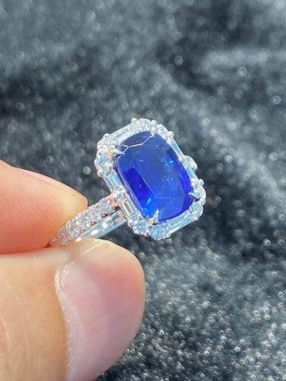 Natural Blue Sapphire Ring 2.14ct