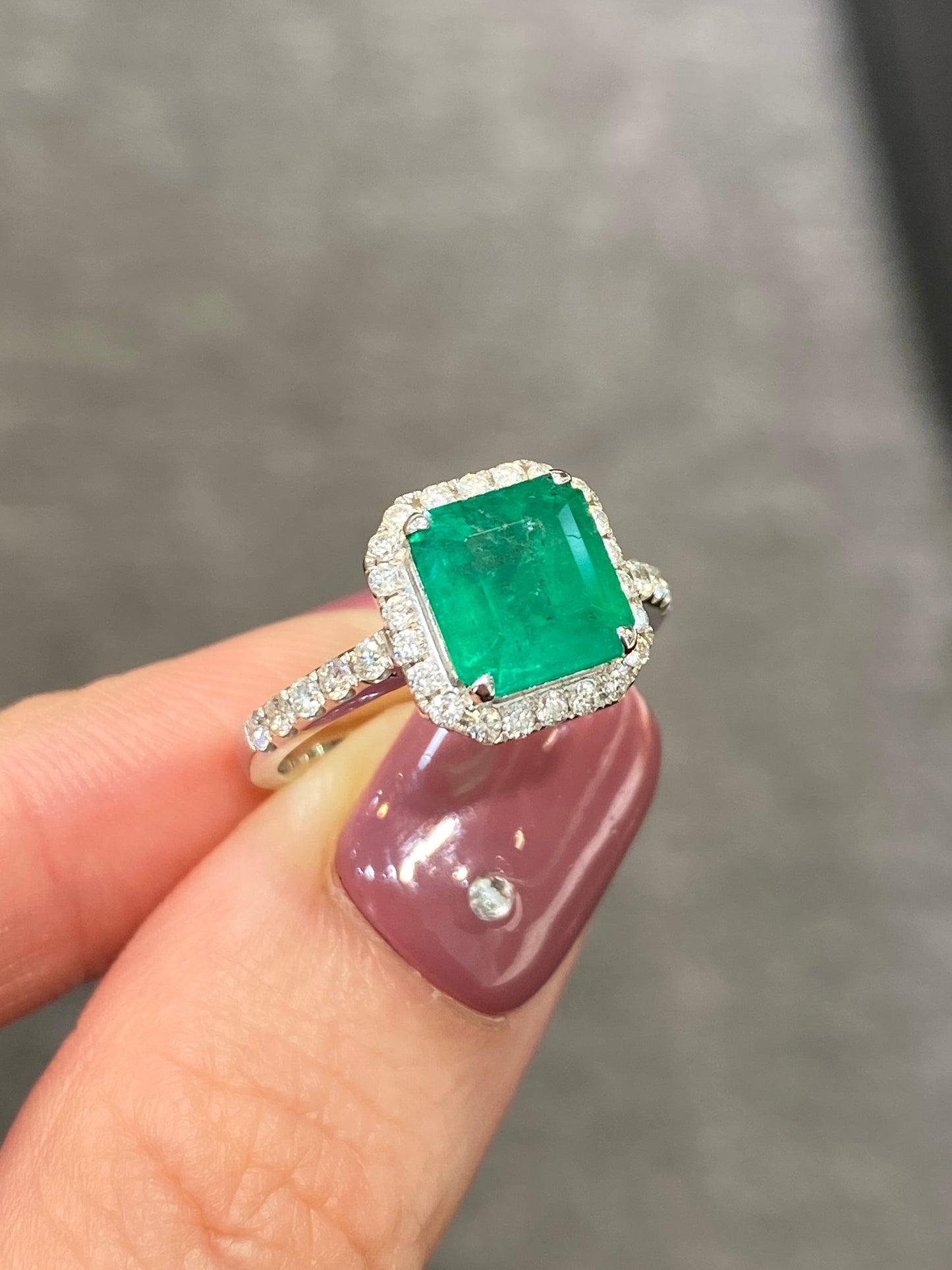Natural Emerald 1.78ct Ring