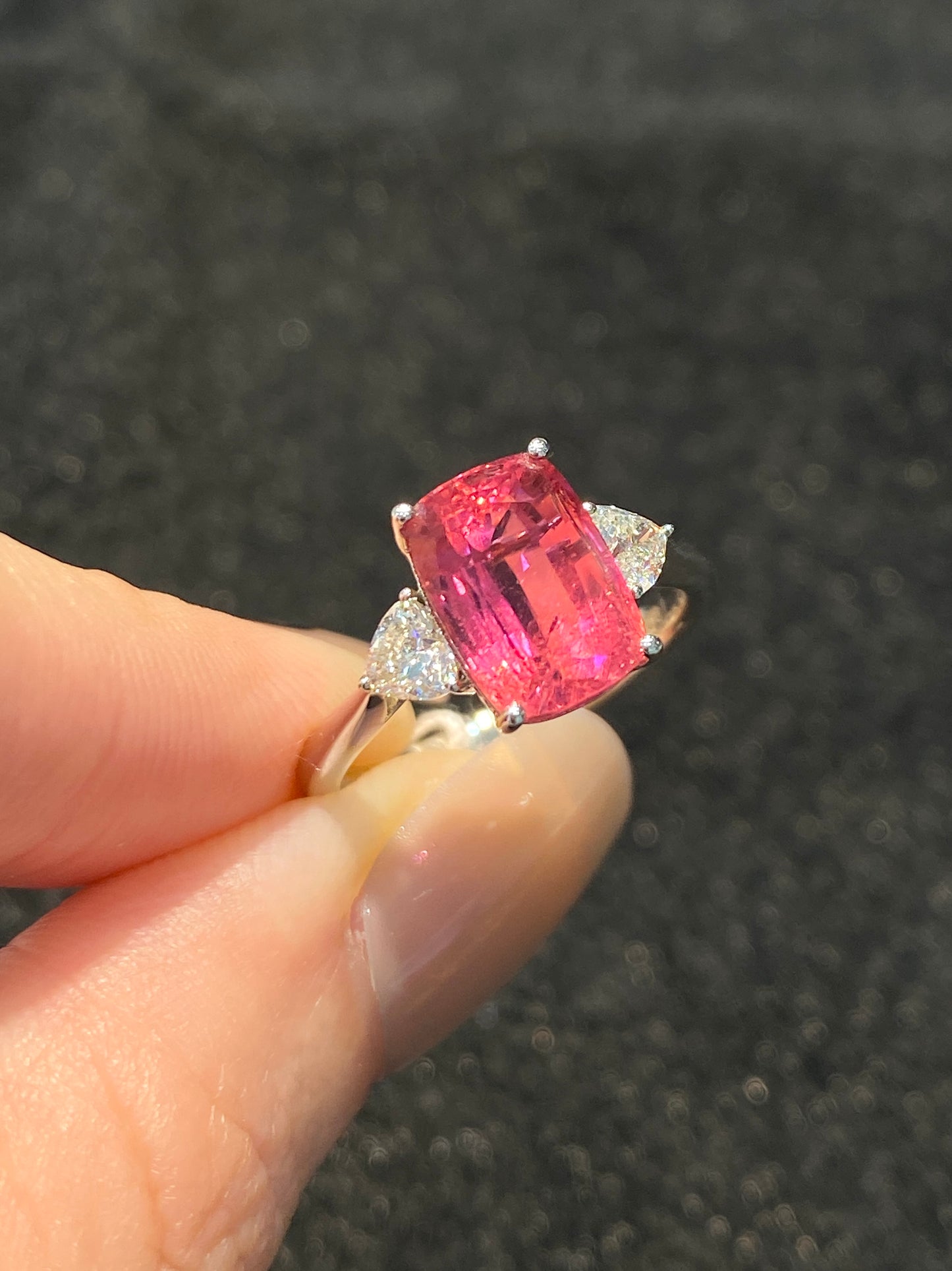 Natural Pink Tourmaline 3.40ct Ring