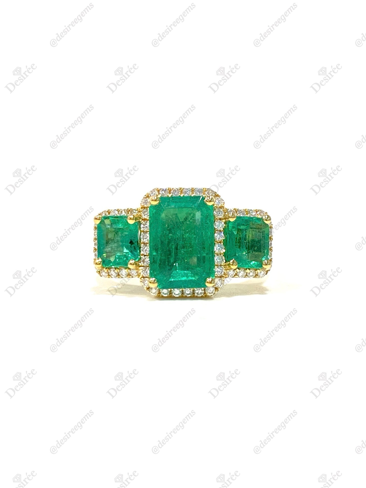 Natural Emerald 3.36ct Ring