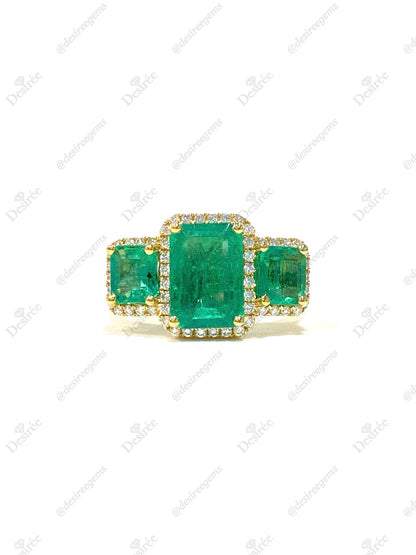 Natural Emerald 3.36ct Ring