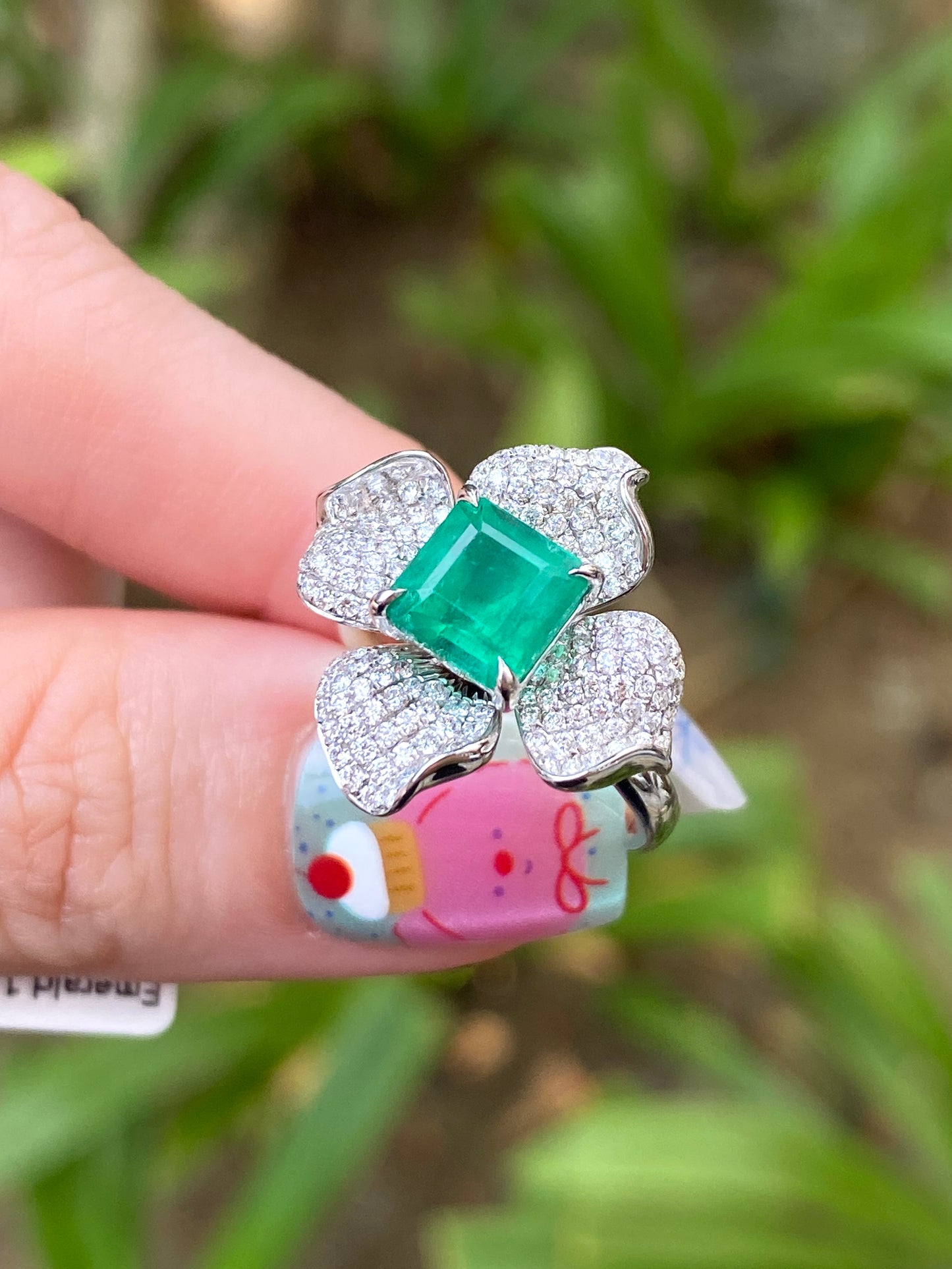 Natural Emerald 1.97ct Ring