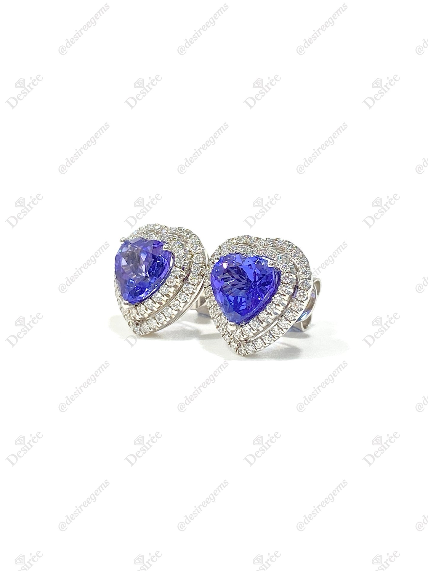 Natural Tanzanite 3.13 Earrings