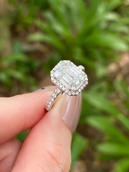 Natural Diamond 1.05ct Ring