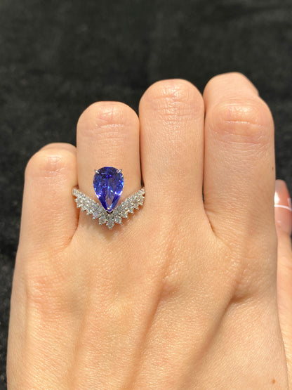 Natural Tanzanite 2.59ct Ring