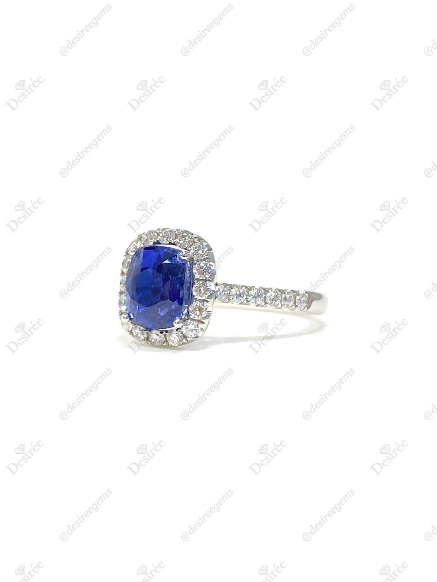 Natural Blue Sapphire 2.15ct Ring