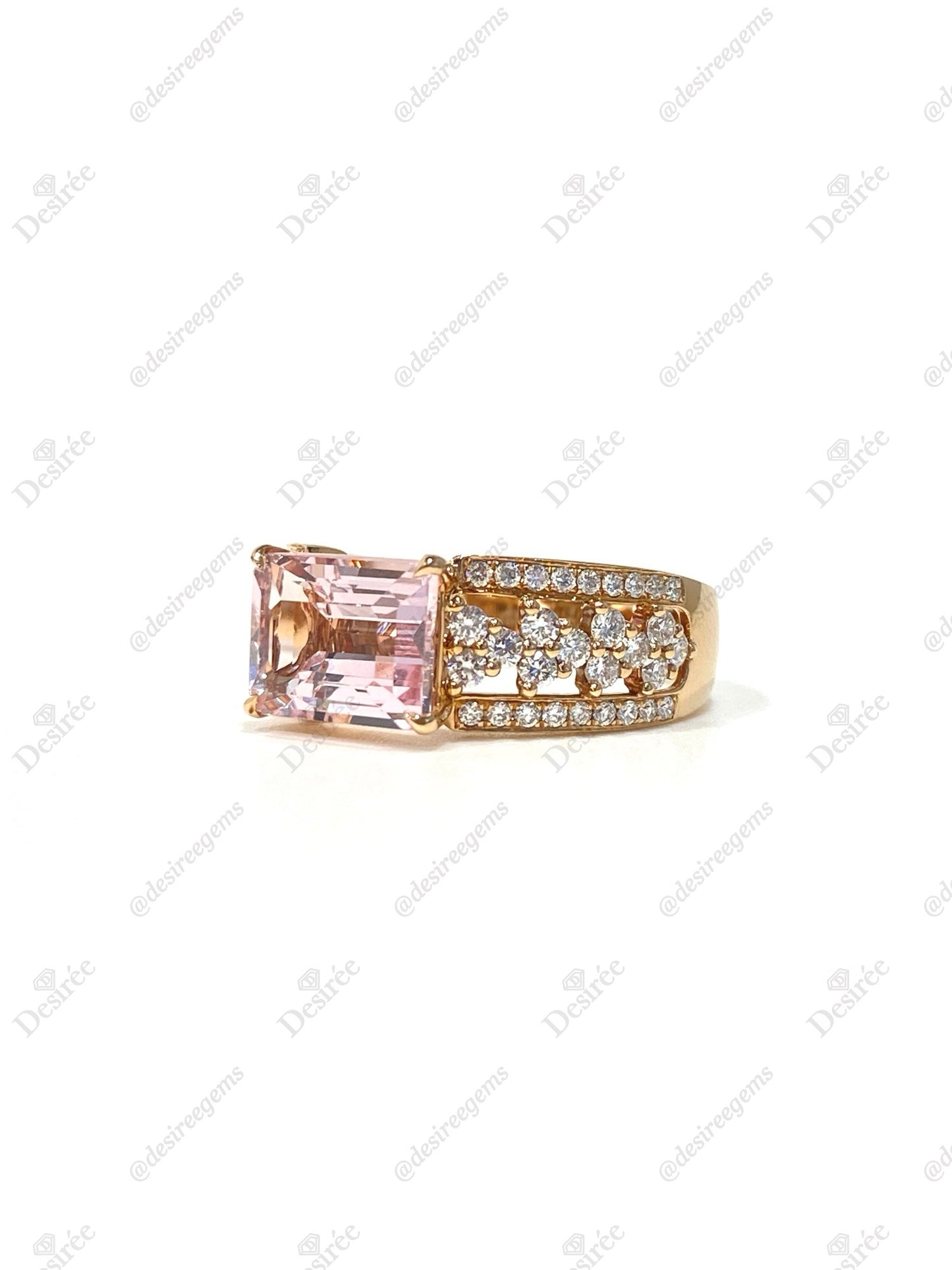 Natural Morganite 2.35ct Ring