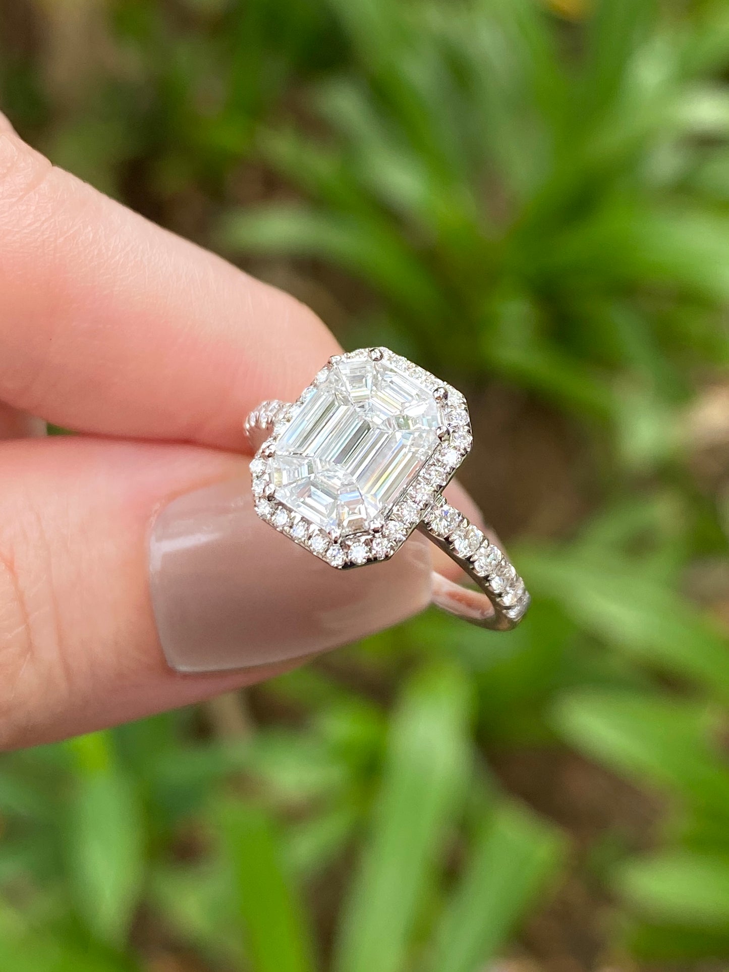 Natural Diamond 1.05ct Ring