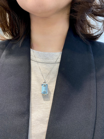 Natural Aquamarine 13.00ct Pendant