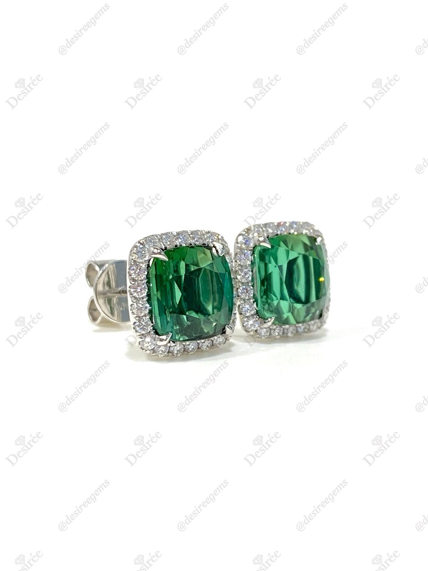 Natural Tourmaline 6.49ct Earrings
