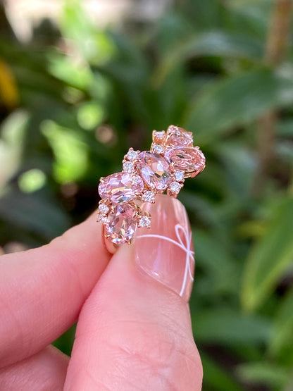 Natural Morganite 2.08ct Ring