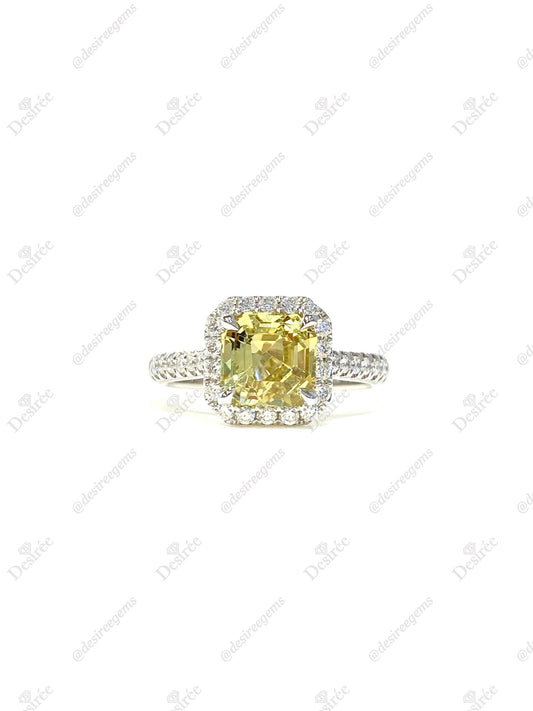 Natural Yellow Sapphire 1.84ct Ring