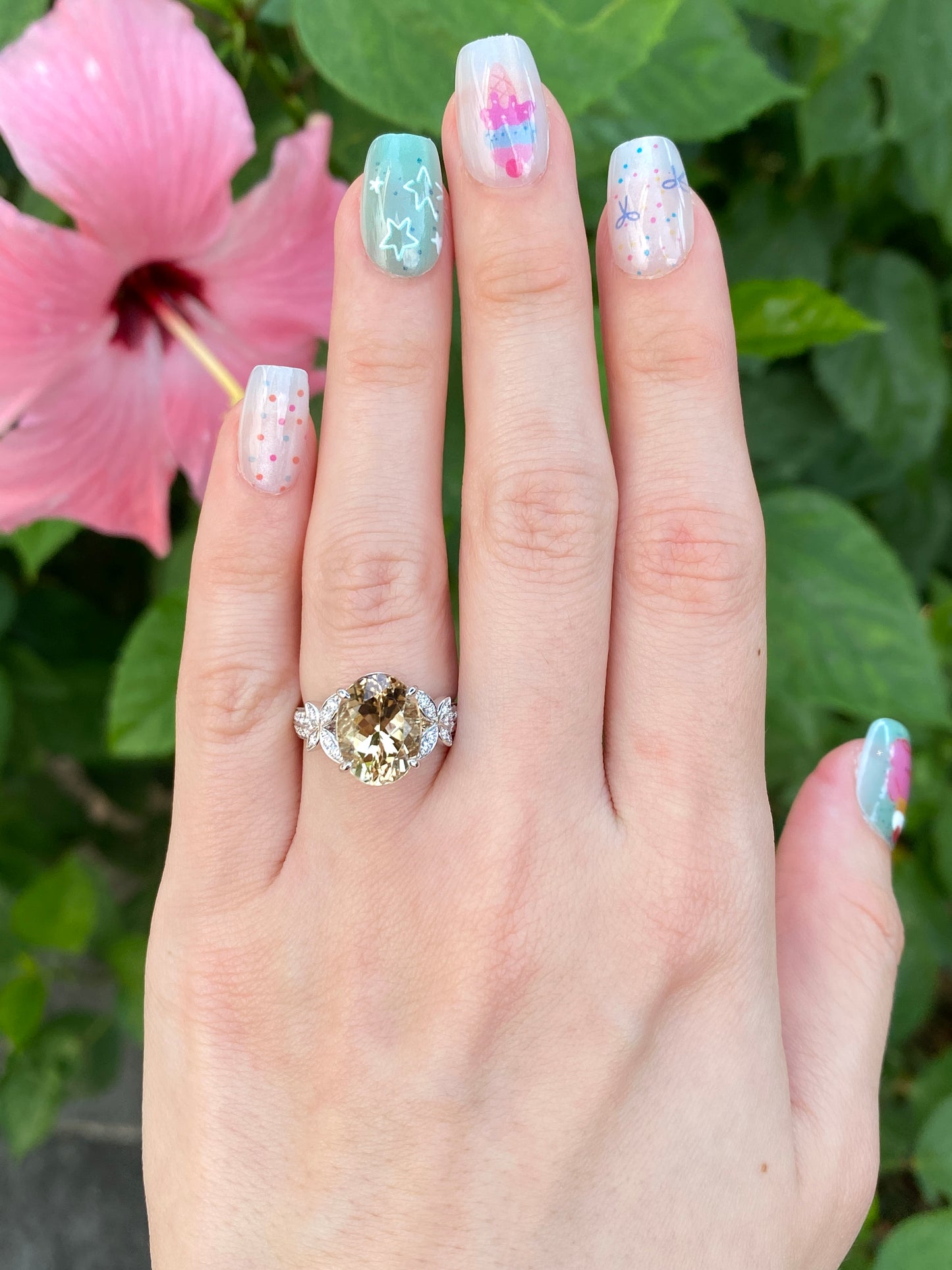 Natural Tourmaline 4.21ct Ring