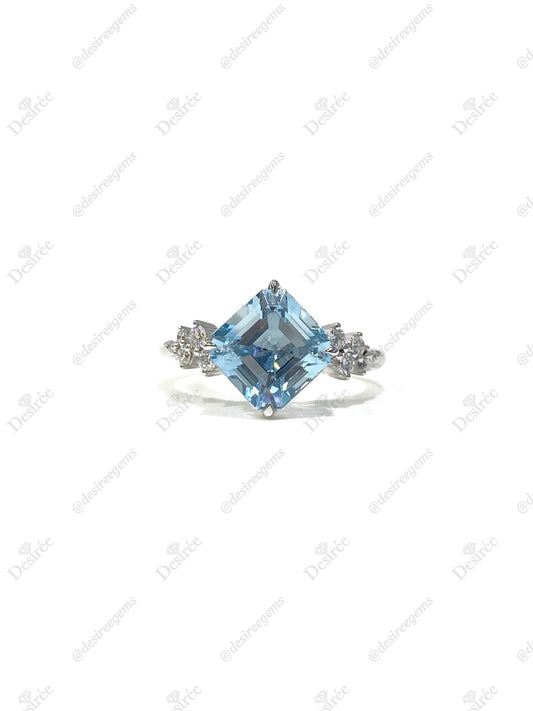 Natural Aquamarine 2.02ct Ring