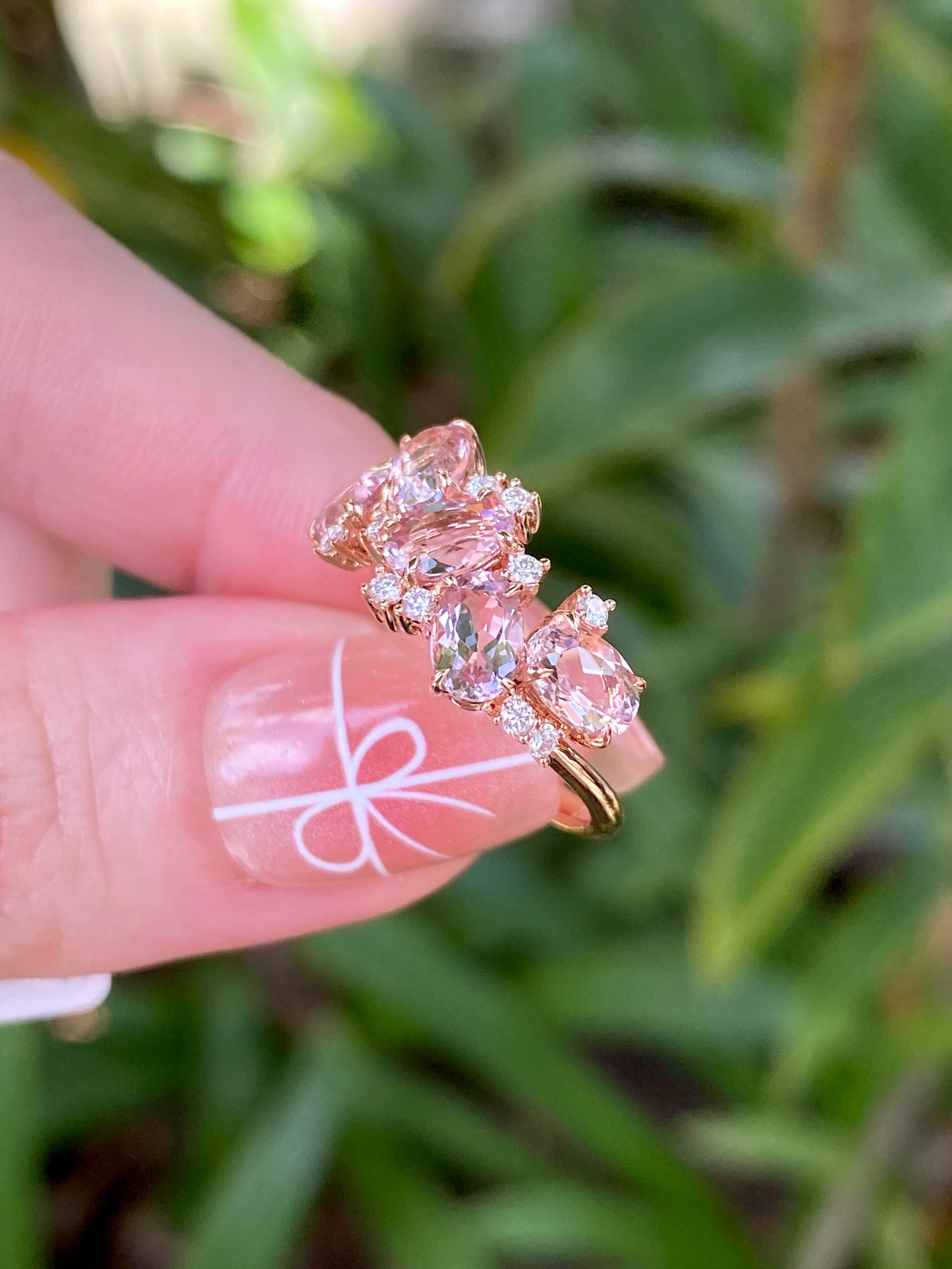 Natural Morganite 2.08ct Ring