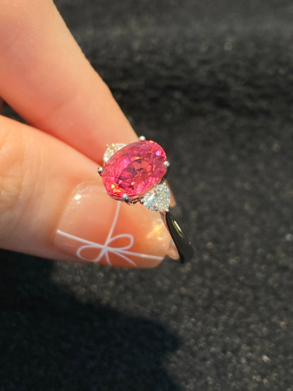 Natural Pink Tourmaline 2.72ct Ring