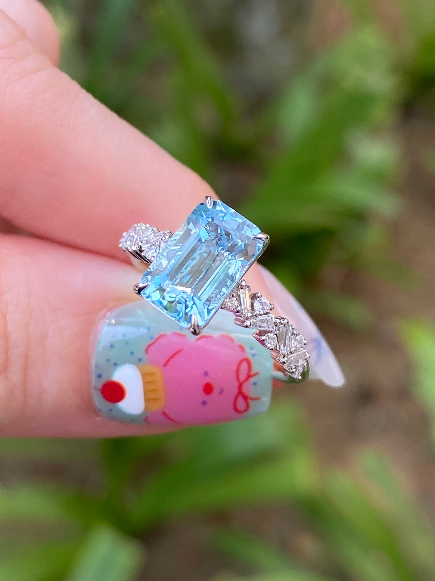 Natural Aquamarine 2.20ct Ring