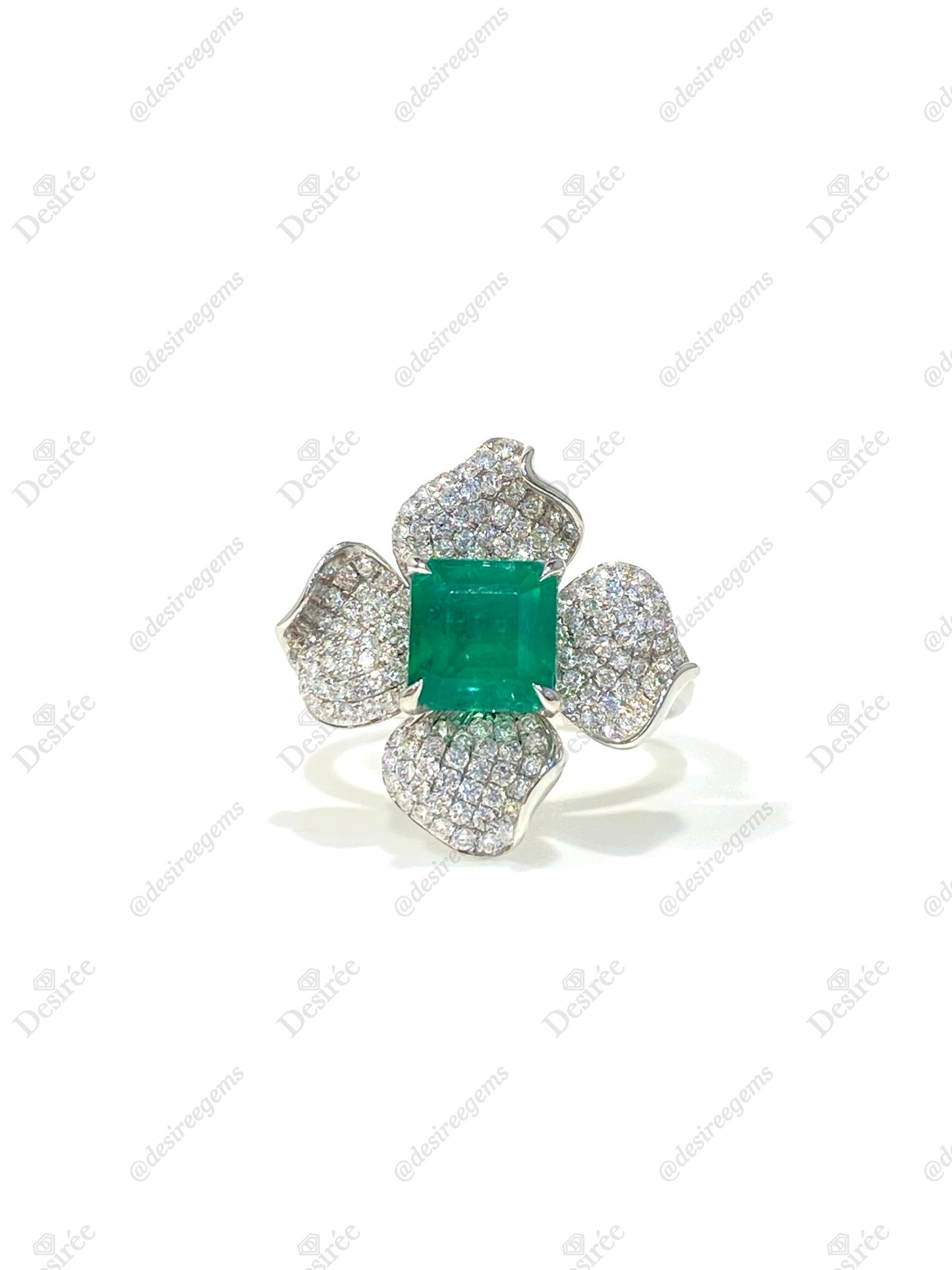 Natural Emerald 1.97ct Ring