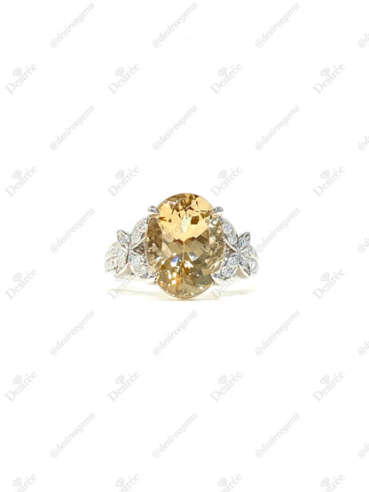 Natural Tourmaline 4.21ct Ring