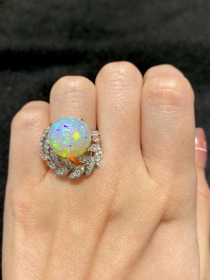 Natural Opal 7.50ct Ring