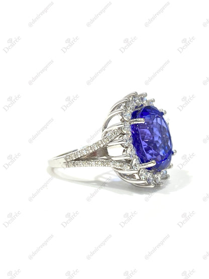 Natural Tanzanite 9.48ct Ring