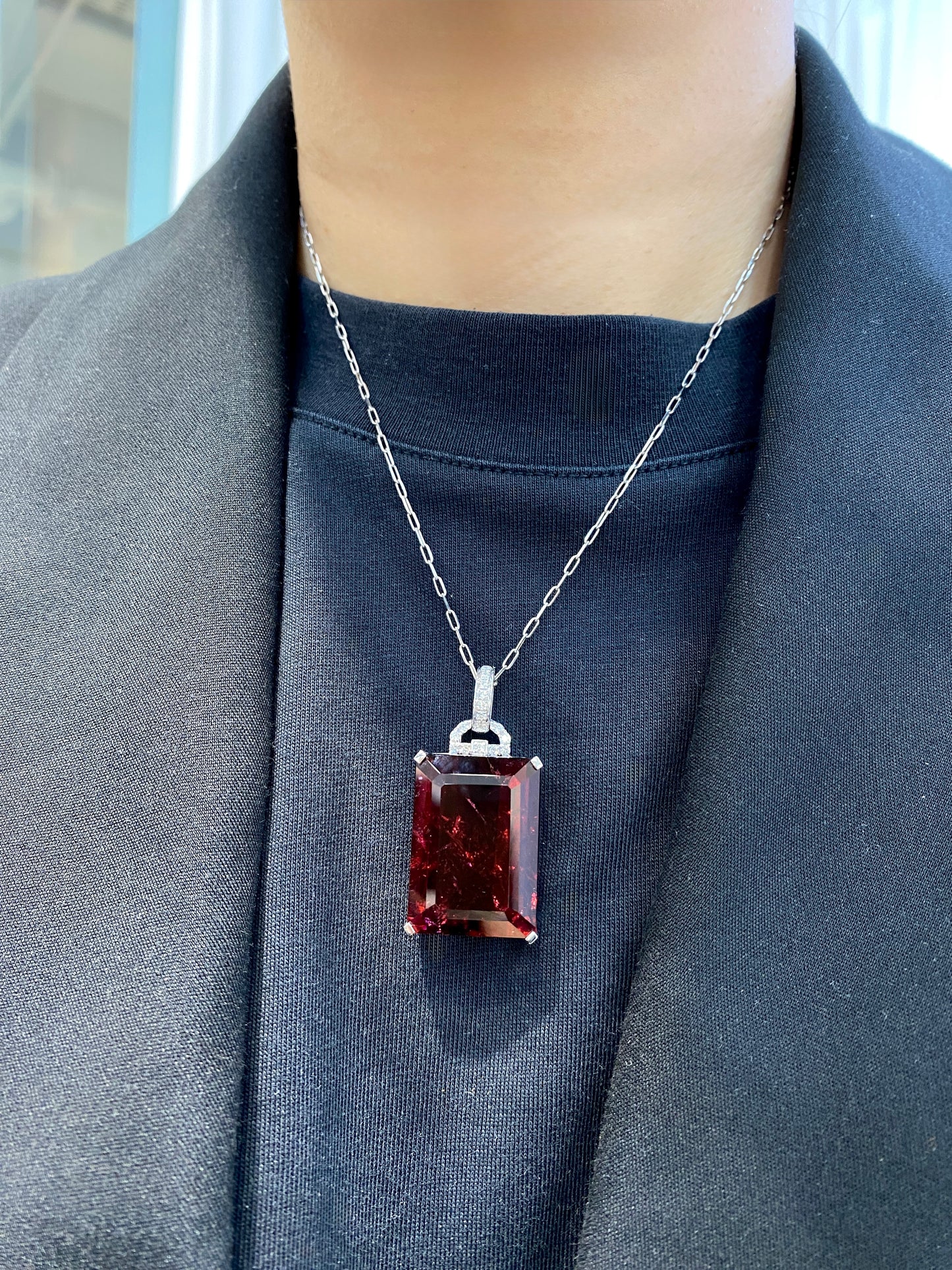 Natural Tourmaline 43.33ct Pendant