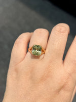 Natural Tourmaline 5.70ct Ring Set In 18K White Gold Singapore Gemstone Fine Jewelry