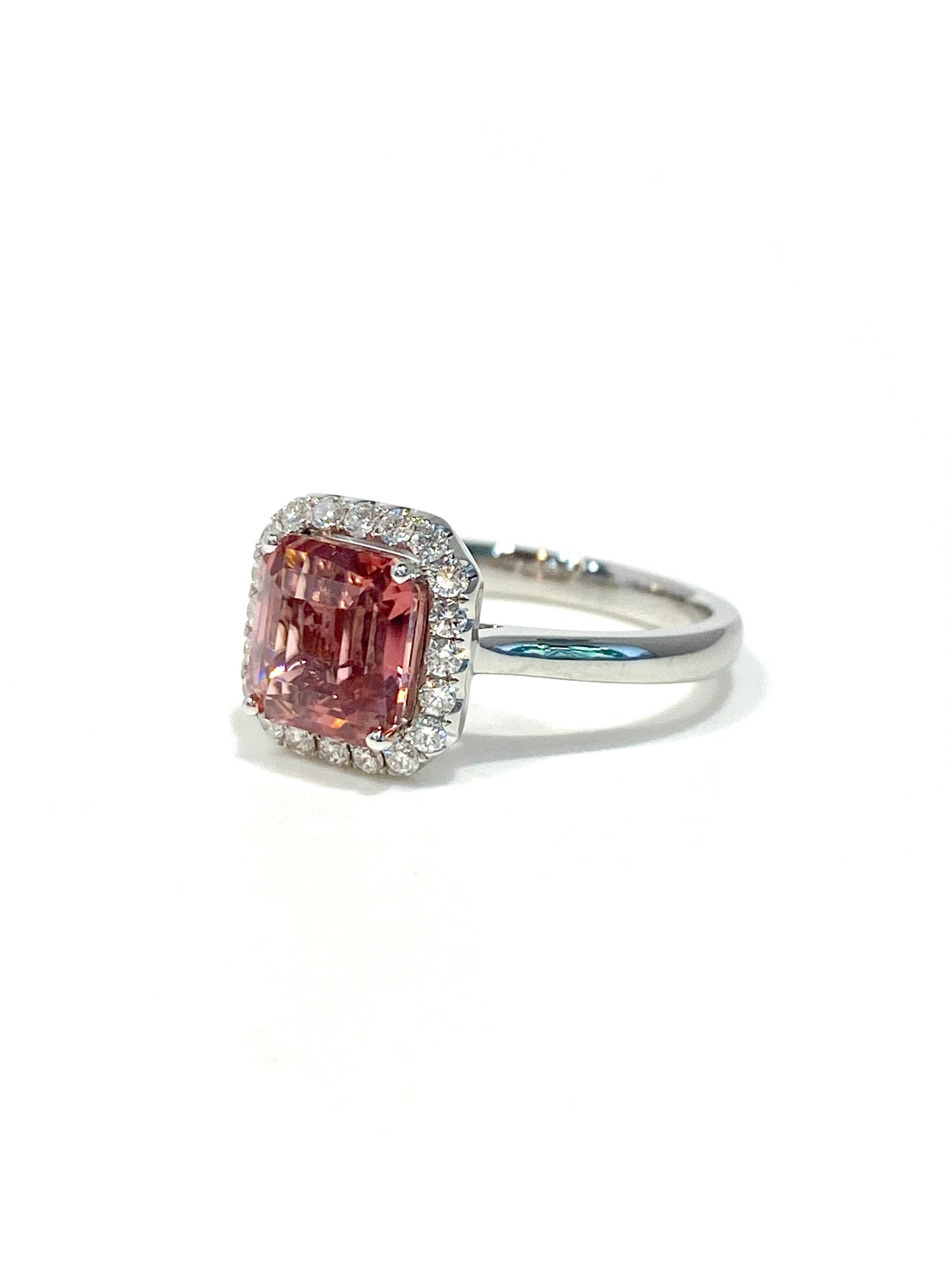 Natural Pink Tourmaline 1.78ct Ring